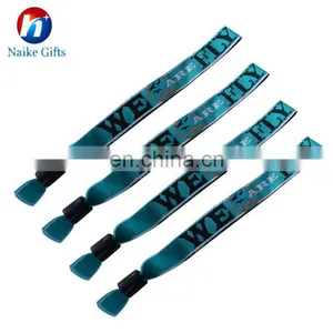 Cheap Custom Woven Wristbands no Minimum thumbnail-2