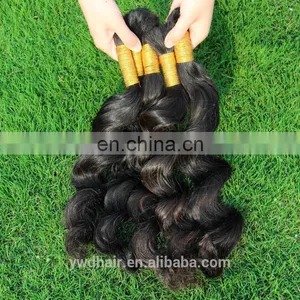8A Grade Virgin Eurasian Deep Wave Hair Braiding Bulk Human Hair Curly Human Hair thumbnail-3
