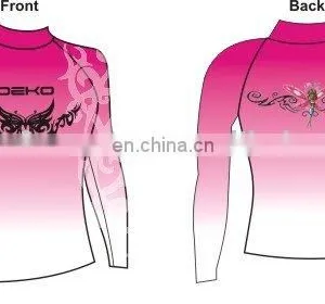 Women's Dye Sublimation Compression Shirt thumbnail-1