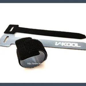 Pin Type Hook and Loop Hook and Loop Cable Tie,black thumbnail-1