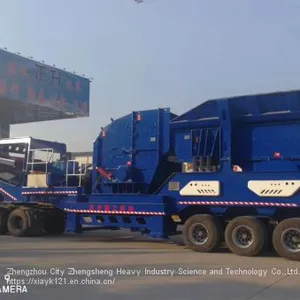 Mobile Station for Crushed Stone, Sand Making and Construction Waste thumbnail-1
