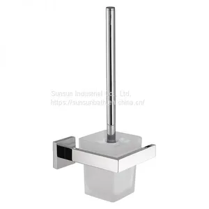 Wall Ss Square Toilet Brush Holder thumbnail-1