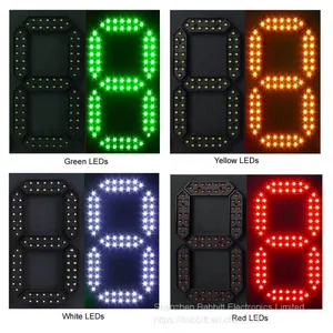 8inch Green Color Gas Station LED Price Sign,Outdoor LED Electronic Digital Price Signs thumbnail-3