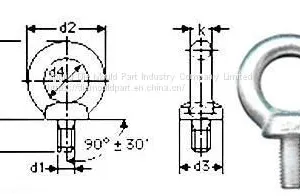 Eye Bolt According Din580 582 thumbnail-4