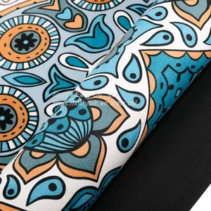 Wholesale Digital Printed Round Meditation Custom Yoga Mat thumbnail-4