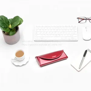 Factory Direct Supply Elegant, Anti-crush and Anti-collision Leather Eyewear Case thumbnail-1