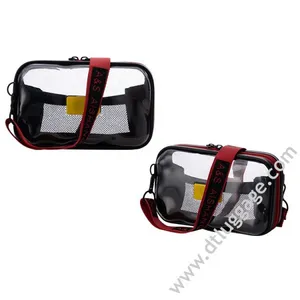 Transparent Multifunction Mini Storage Bag ABS Hard Shell Cosmetic Case thumbnail-5