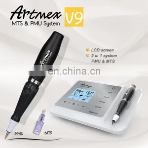Digital Permanent Makeup Machine Artmex V9 Micro Needle Derma Pen At Cosmetic 11 Speed thumbnail-3