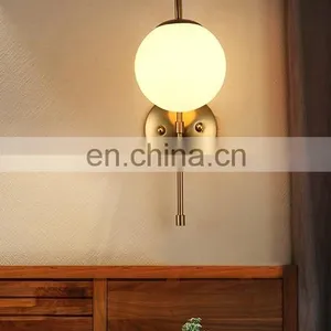 High Quality Decoration Indoor Modern Fancy Glass Ball Wall Lamp thumbnail-5
