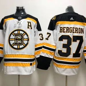 Boston Bruins #37 Bergeron White Jersey thumbnail-1