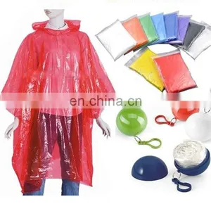 Disposable Clear Raincoat Outdoor Clothing Waterproof Transparent Raincoat thumbnail-3