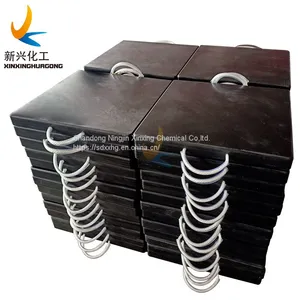 UHMWPE Blocks Crane Outrigger Foot Sleeper thumbnail-3