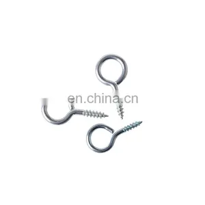 Zinc Plated Eye Screw Close Eye Hook Screw,brass Plated Screw Eyes thumbnail-1