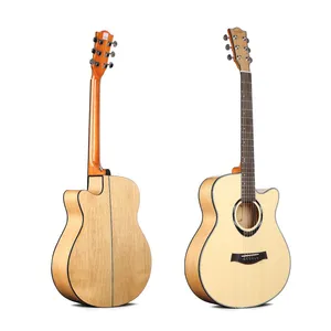 Deviser L-710A-N Wholesale Cheap Price OEM 40 Inch Auditorium Custom Acoustic Guitar thumbnail-1