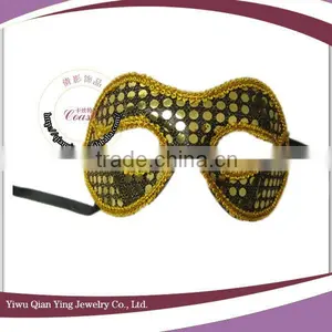 Cheap Dark Blue Sequins Christmas Masquerade Party Masks thumbnail-3