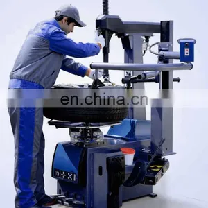 Good Quality Motorcycle Tire Changing Machine With Pneumatic Assist Arm thumbnail-1