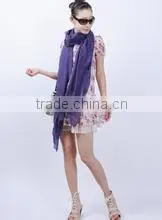 100% Cashmere Worsted Scarf thumbnail-1