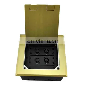 Stainless Steel Under Ground Power and Data Floor Socket Box thumbnail-4