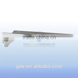 2mm Thickness Metal Chrome Shelf Bracket for Slatwall thumbnail-4