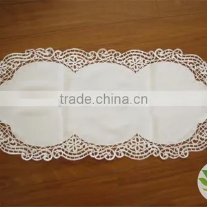 Best Quality Cotton Tablecloth Hand Made Tablecloth Eyelet Embroidery Design Tablecloth Restaurant Tablecloth thumbnail-2