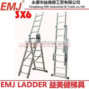 3 Section Extension Ladder 3X6 thumbnail-1