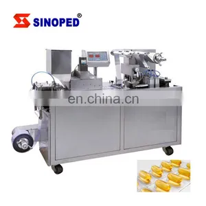 Automatic Capsule Tablet Jam Honey And Chocolate Blister Packing Machine Dpp80 For Medicine Food thumbnail-1