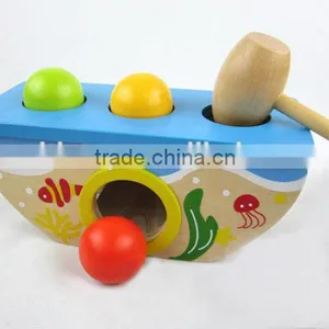 2015 Top Seach Colorful Knocking Toy Children Knocking Intelligence Toy Wooden Toys For Children thumbnail-2