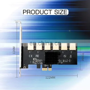 Riser X6 Pcie 1 To 6 Pci Express Riser Card 16x Slots thumbnail-2