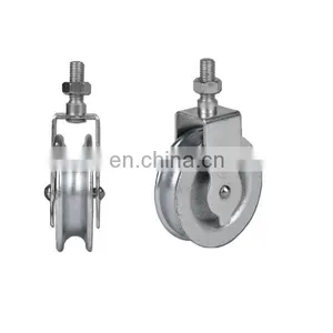 High Pressure Stainless Steel Electric Wire Cable Pulley Wheels Prices thumbnail-1