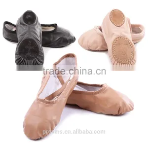 Wholesale Full Leather Split-sole Ballet Slippers (5130) thumbnail-1