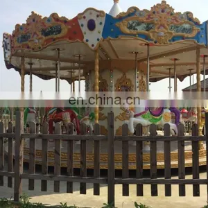 Theme Park Amusement Machinery Equipment Carousel for Kiddie for Sale thumbnail-3