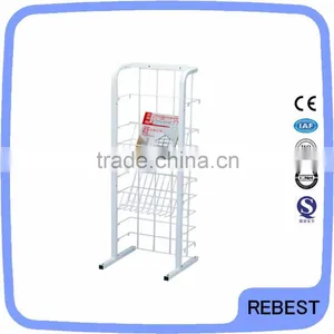 Wire Steel Metal Magazine Display Rack thumbnail-1