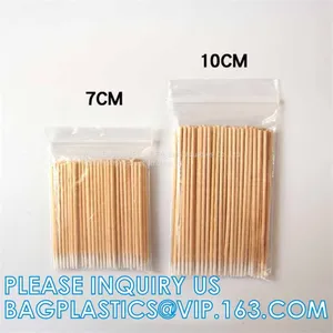 Eco q Tips Q-tips Disposable Bamboo Cotton Ear Buds Swabs Tige Stick, Disposable Industrial Cleanroom Makeup Tool thumbnail-5