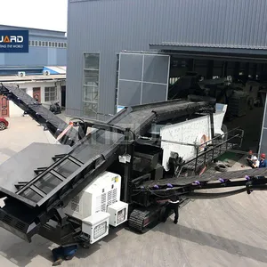 Round Vibrating Screen Crawler Type Mobile Gyratory Vibrating Screening Plant For Sale thumbnail-1