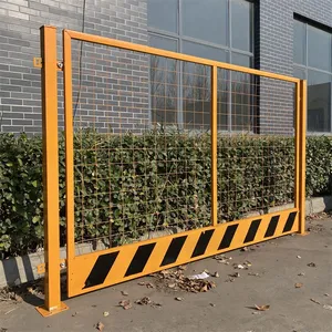 China Wholesalers Metal Construction Fence Construction Galvanized Temporary Pit Fence thumbnail-2