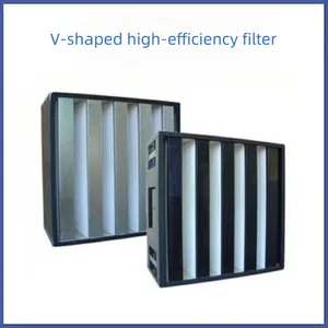 V-shaped High-efficiency Filter W-shaped High-efficiency Filter Screen thumbnail-3