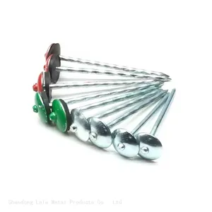 Factory Outlet China Roofing Nails Galvanized Umbrella Head Roofing Nails Corrugated Nails thumbnail-5