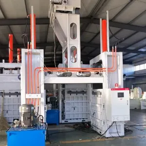 SBT-50T Double Working Unit Waste Recycled Fiber Hydraulic Bale Machine thumbnail-1