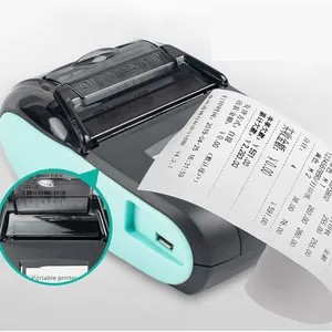 Mini Bluetooth Thermal Printer 80mm Portable Ticket Printer for Business Trips With Micro USB WiFi Interface thumbnail-1