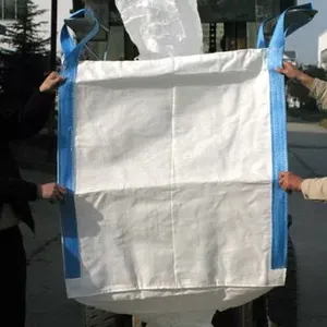 Rectangular Canvas Tote Bag For Stone Ventilated Breathable Bulk Bag For Wood Logs PP Woven Bags 1m3 Circular Super Sacks thumbnail-2