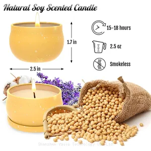 Factory Direct Christmas Soy Candles With Aromatherapy Scent - Wholesale Prices, Custom Processing Supported, 12 - Piece Gift Box thumbnail-4
