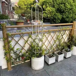 Imitation Wood Fence Garden Imitation Bamboo Railing Villa Fence Guard thumbnail-1