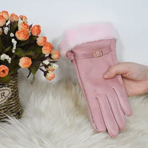 Wholesale Touch Screen Gloves High Quality Winter Warm Knitted Gloves for Men Women thumbnail-3