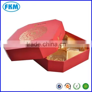 Hot Stamping Red Paper Box Moon Cake Box thumbnail-1