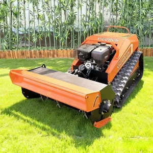 Vigorun Tech 8cm Cutting Width Electric Start Servo Control Remote Controlled Flail Mower MTSK800 With Flail Mower thumbnail-1