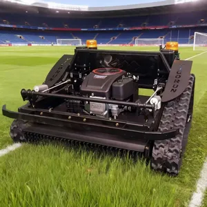 Industrial Single Cylinder Gasoline Engine Customization Color Self-Charging Generator Wireless Tracked Lawn Mower thumbnail-1