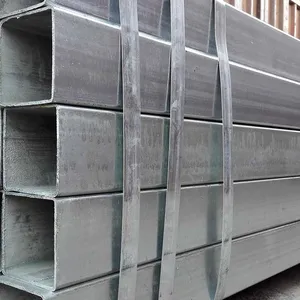 Professional Steel Manufacturer First Grade Bs En 10025 Galvanized Rectangular Pipe For Fence Posts thumbnail-3