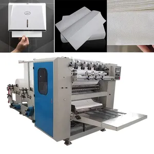 China Supplier 4 Lines V Fold Box Drawing Facial Tissue Paper Making Machine thumbnail-4