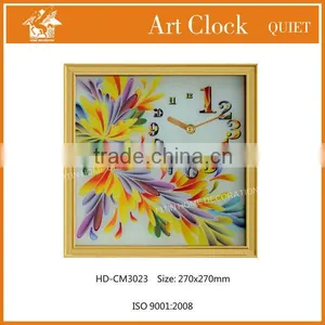 Modern Beautiful Glass Printing Gift Clock HD-CM3023 thumbnail-1