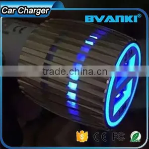 2016 Premium Aluminum Alloy 5V 2.4A Smart IQ Fast Charge USB Car Charger for Android Mobile Phone by Express Free Sample thumbnail-4